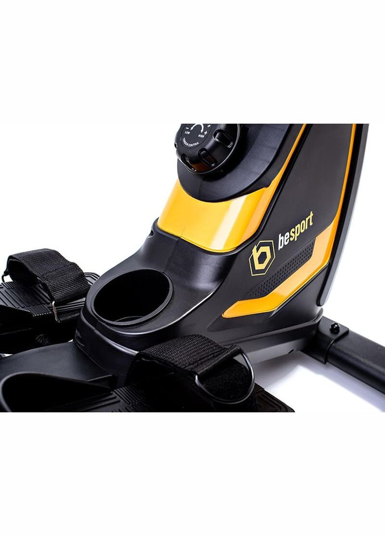 Гребний тренажер BS-6032R SWIMMER магнітний чорно-жовтий Besport (301538527)