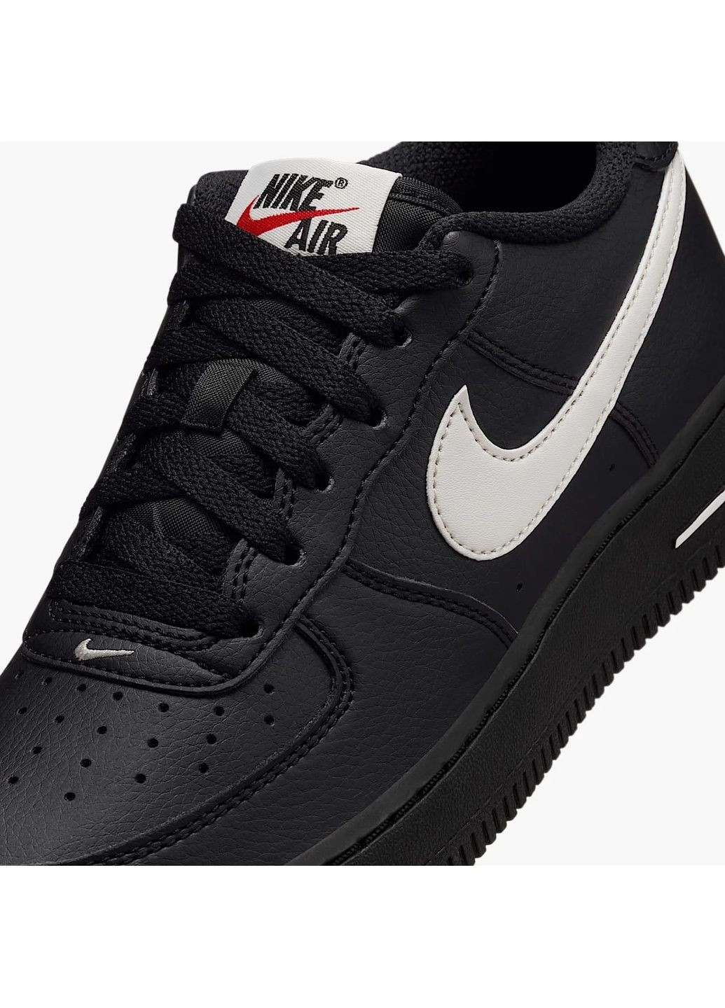 Кросівки жіночі Air Force 1 Gs Black Nike чорні (364837415)