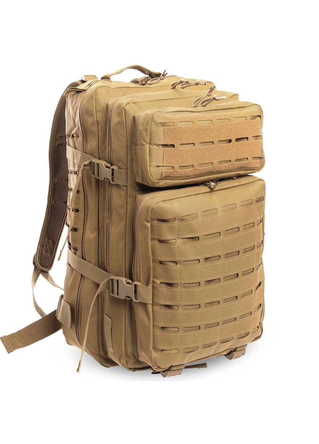 Рюкзак тактический штурмовой SILVER (нейлон, оксфорд, р-р 50х36х12см, 22л, Хаки) (1512_Хаки) SILVER KNIGHT (361435379)