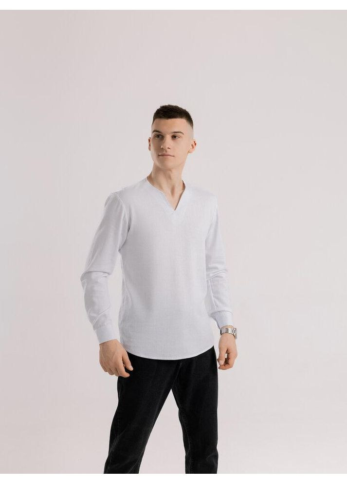 Стильна смарт-кежуал сорочка з лляної тканини Vakko (354647022)