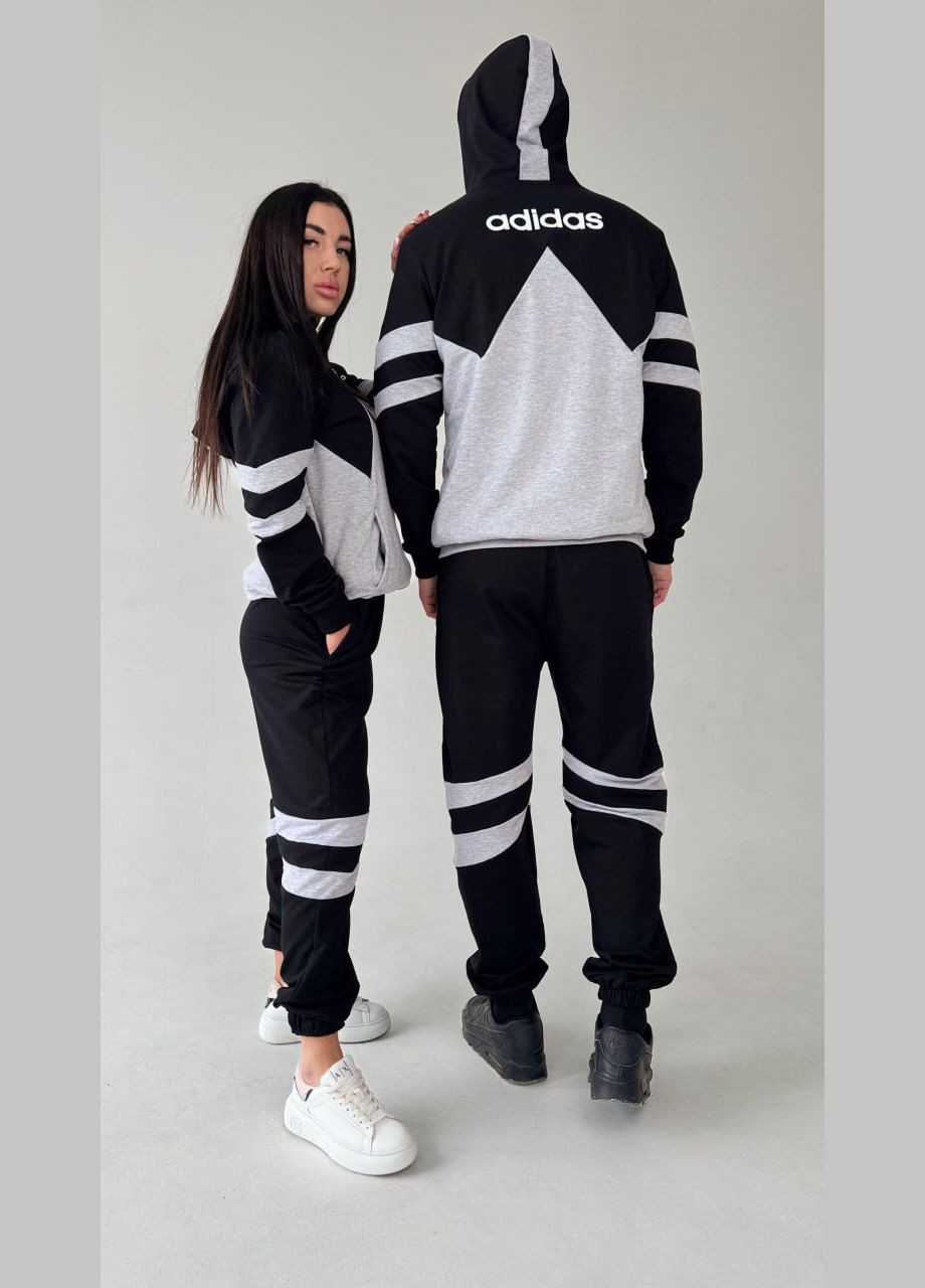 Спортивный костюм унисекс цвет серый No Brand (329203583)