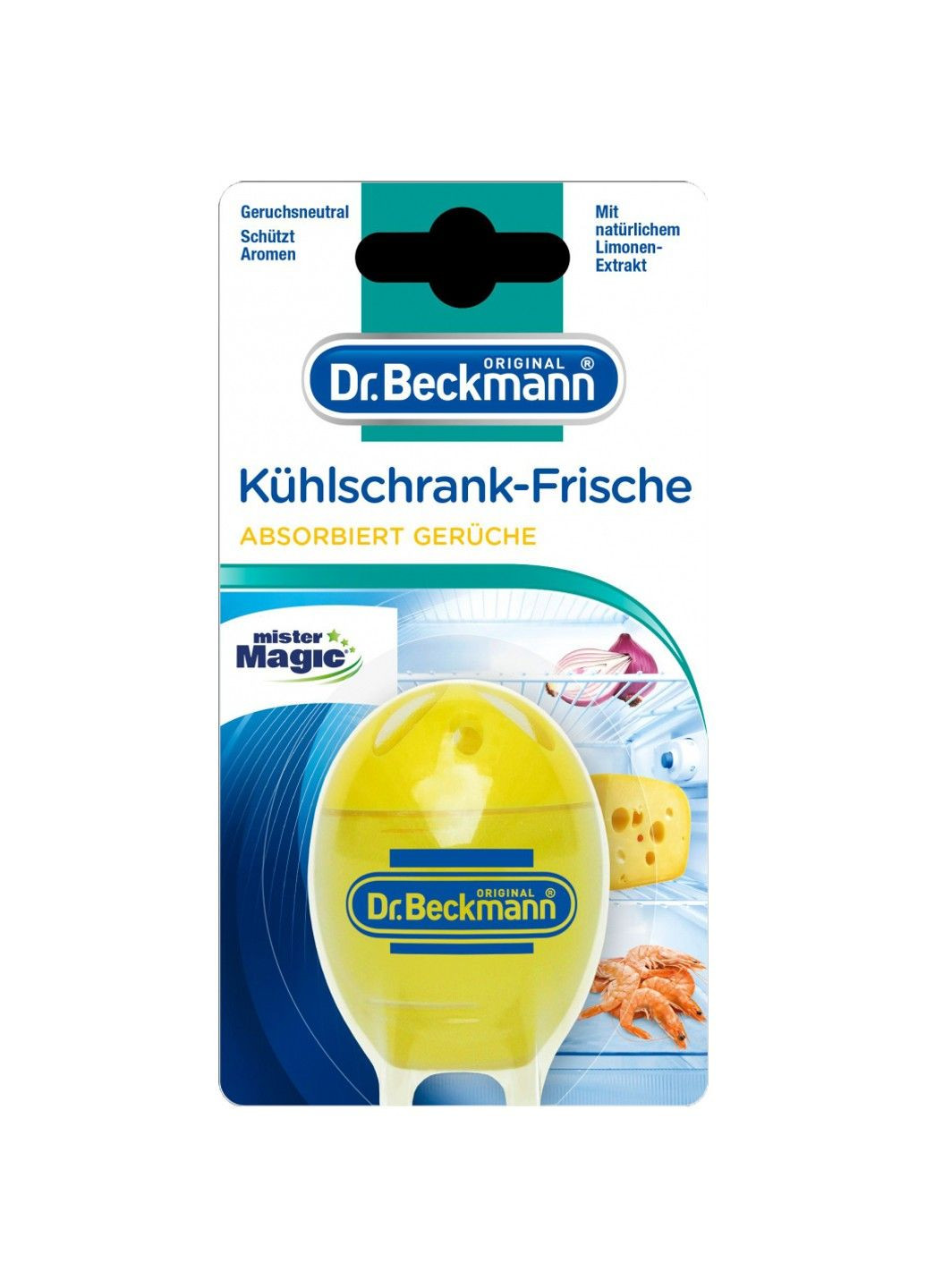 Поглинач запаху для холодильника Лимон 40 г Dr. Beckmann (280898480)