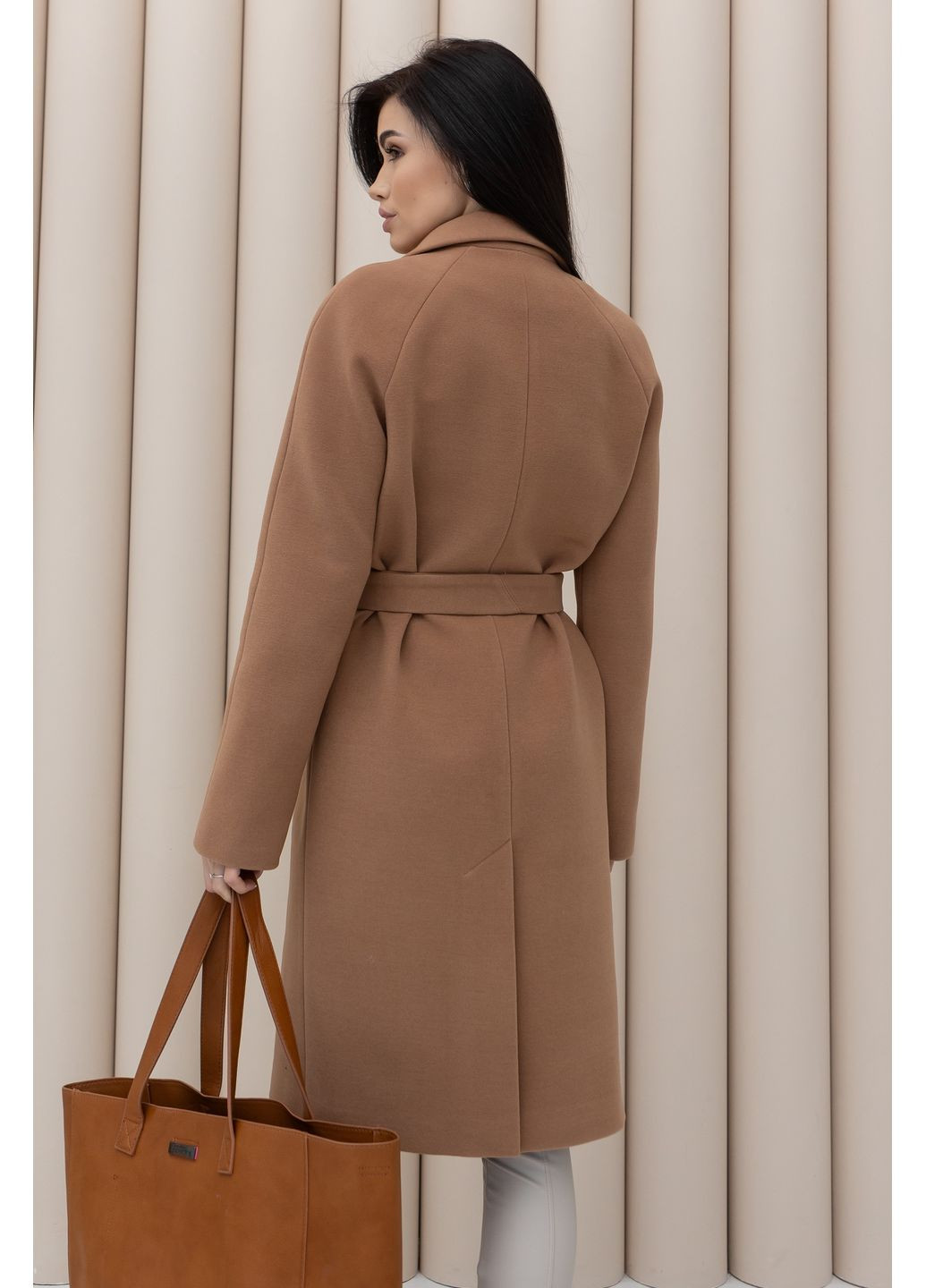 Світло-коричневе демісезонне Пальто демісезонне C69 CHICLY