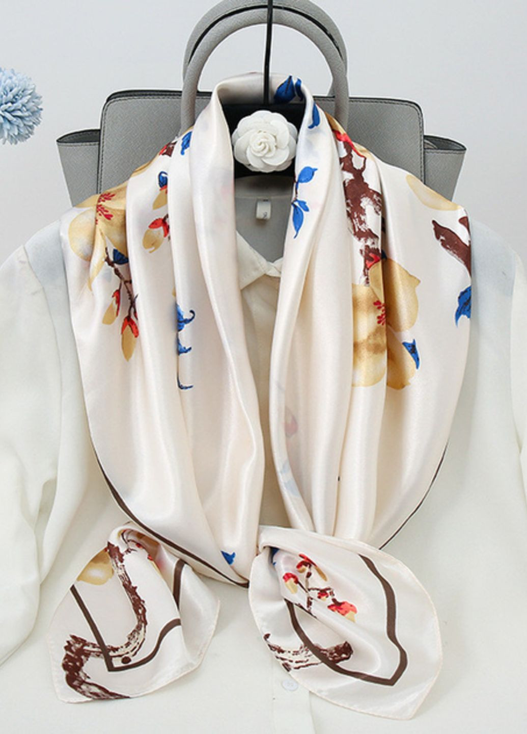 Шовкова хустка "Квіткова" JAGO (329720485)