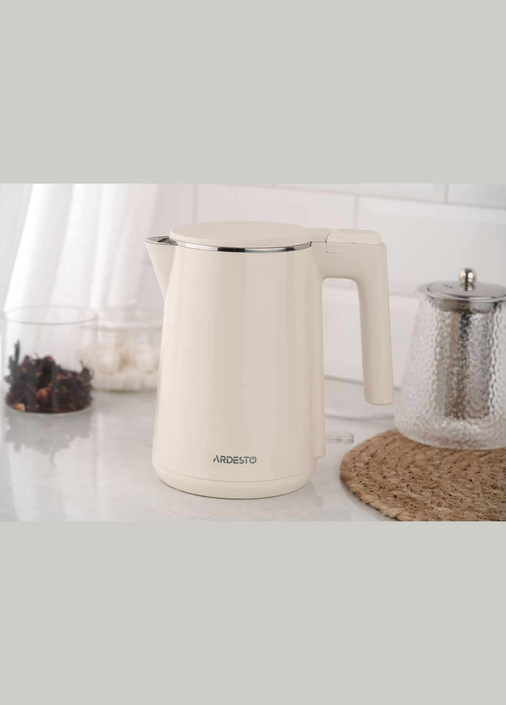 Электрочайник EKL-F1BG 1 л бежевый Ardesto (364109036)