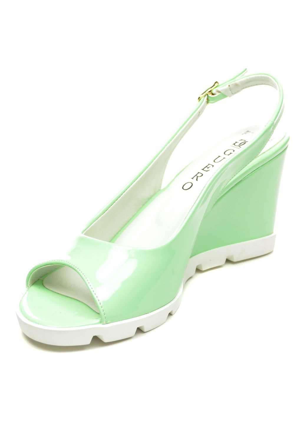 Мятные летние босоножки Guero