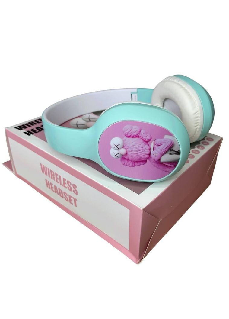 Наушники накладные YLZ-5 FM радио и Bluetooth для детей голубые (1756375776) No Brand (335419329)