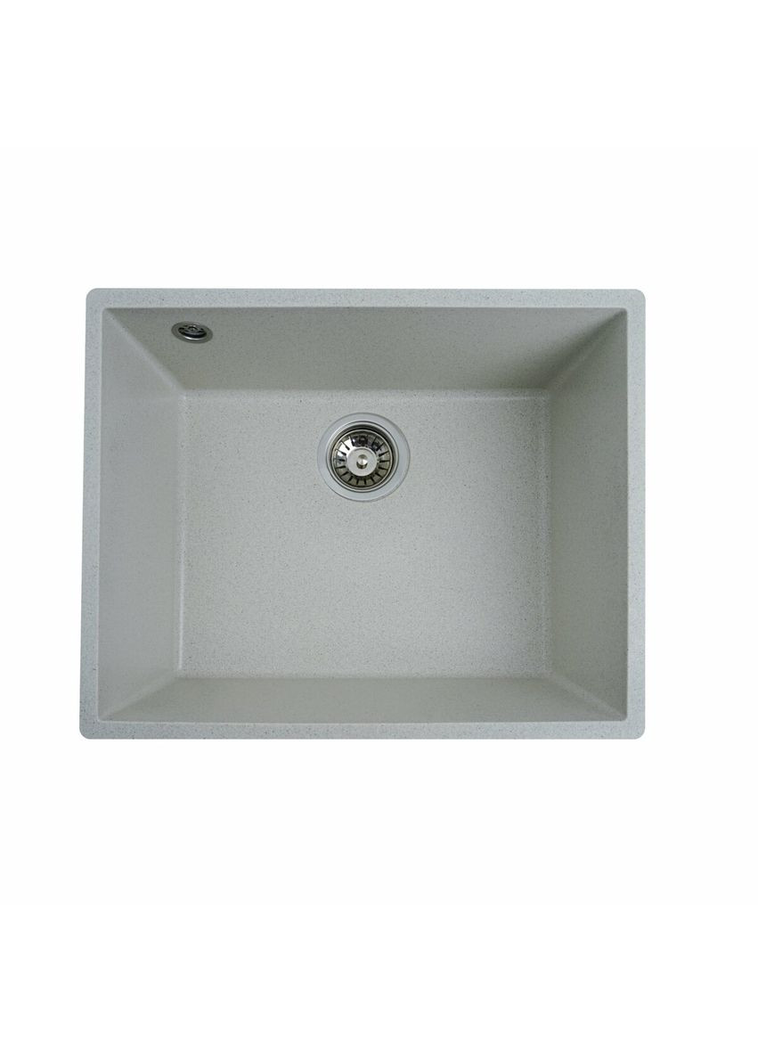 Гранітна мийка для кухні OASIS 5444 матова Біла в крапку Valeso (336934491)