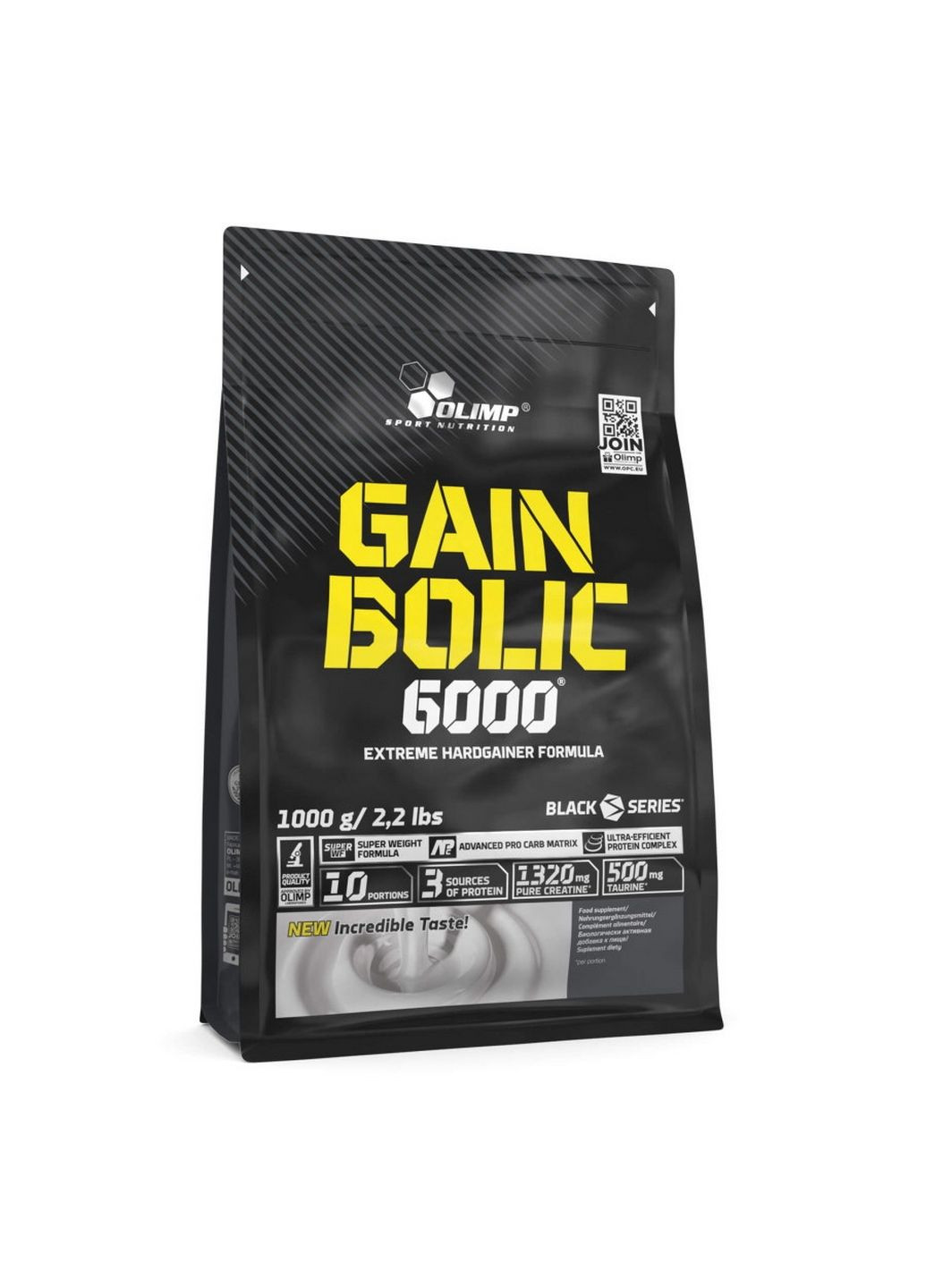 Гейнер Gain Bolic 6000, 1 кг Печенье-крем Olimp (293482459)