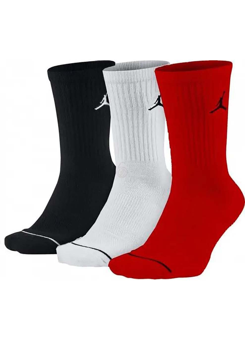 Комбіновані шкарпетки u j ed cush pol cre 3pr 144 різнокольоровий Jordan однотонні (302291434)