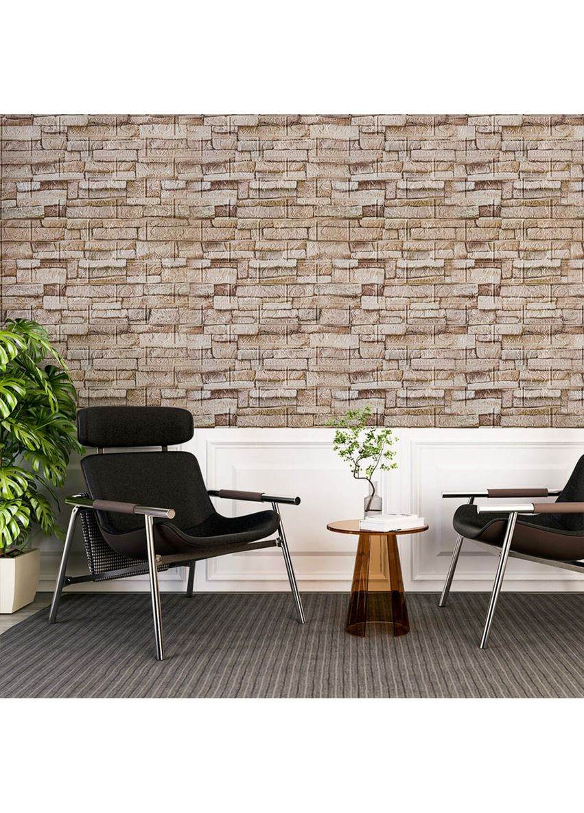 Самоклеющийся 3D панель 700х770х3мм Катеринославский кирпич (344-3) SW-00001383 Sticker Wall (362115253)