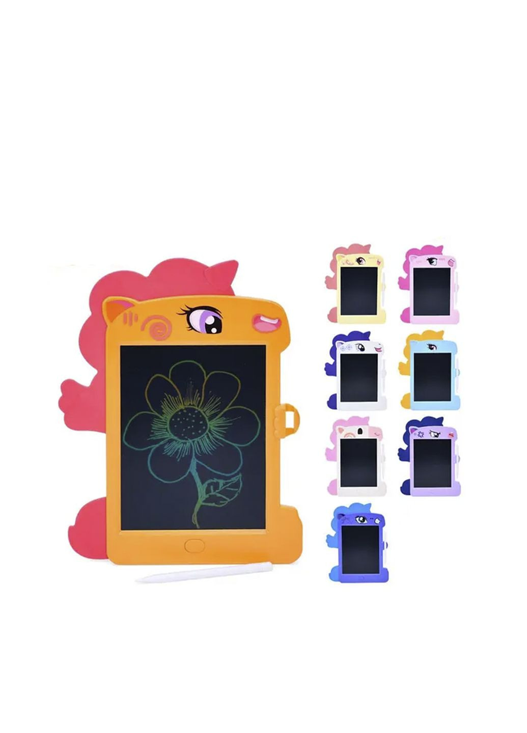 LCD-планшет для малювання колір різнокольоровий ЦБ-00283521 Limo Toy (353686336)