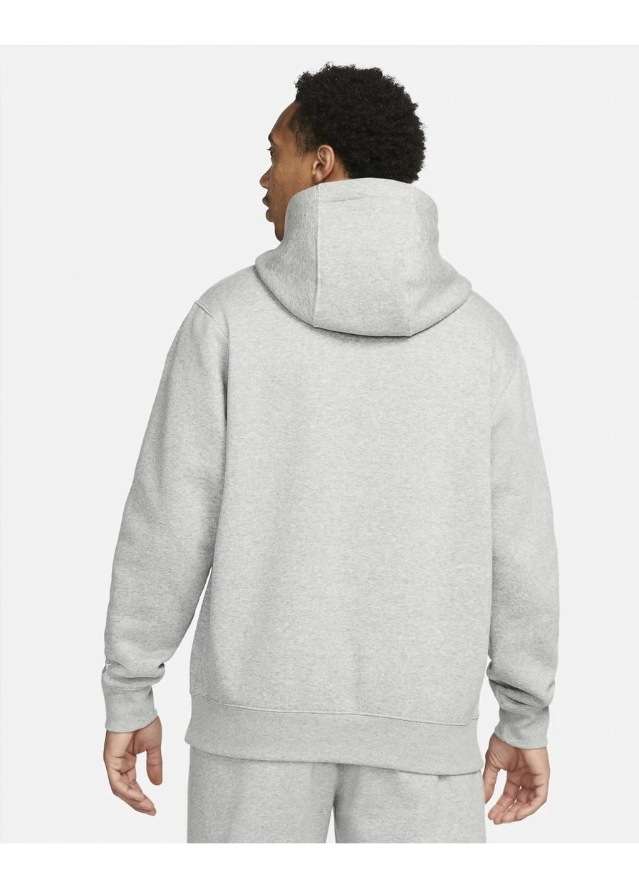 Худі Club Fleece MenS Brushed-Back Graphic Hoodie Grey FB7488-063 Nike (399412553)