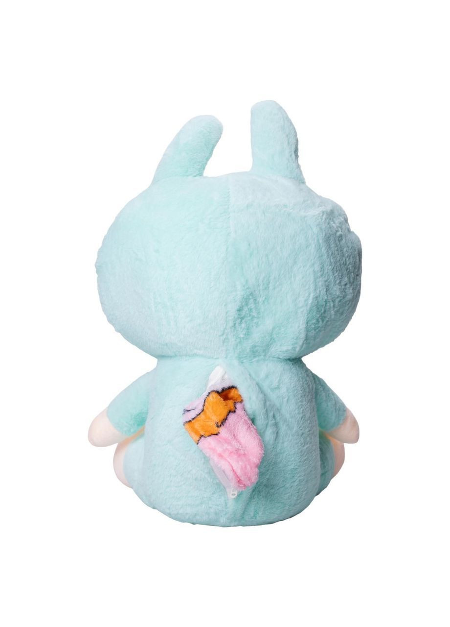 Мягкая игрушка-плед, подушка 3 в 1 Лабубу 50 см. Мятная ТМ COLORFUL HOME LAB2M No Brand (369478138)