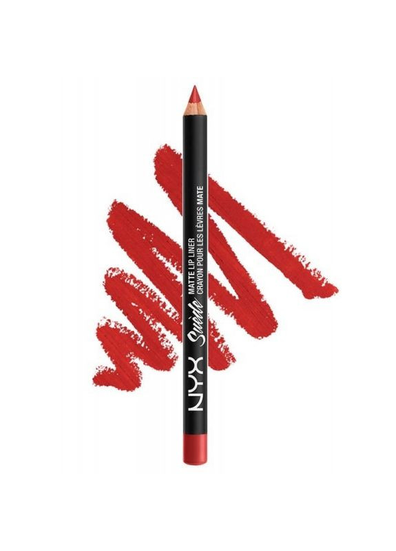Матовий олівець для губ Suede Matte Lip Liner 1 г Kitten Heels (SMLL11) NYX Professional Makeup (279364117)