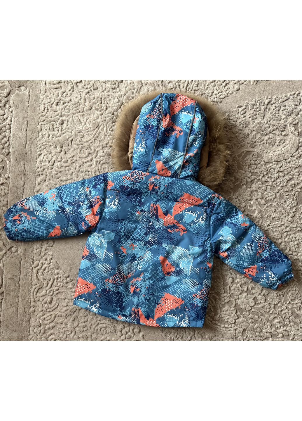 Зимовий дитячий костюм комбінезон на хлопчика 90-120 пух No Brand (372445742)