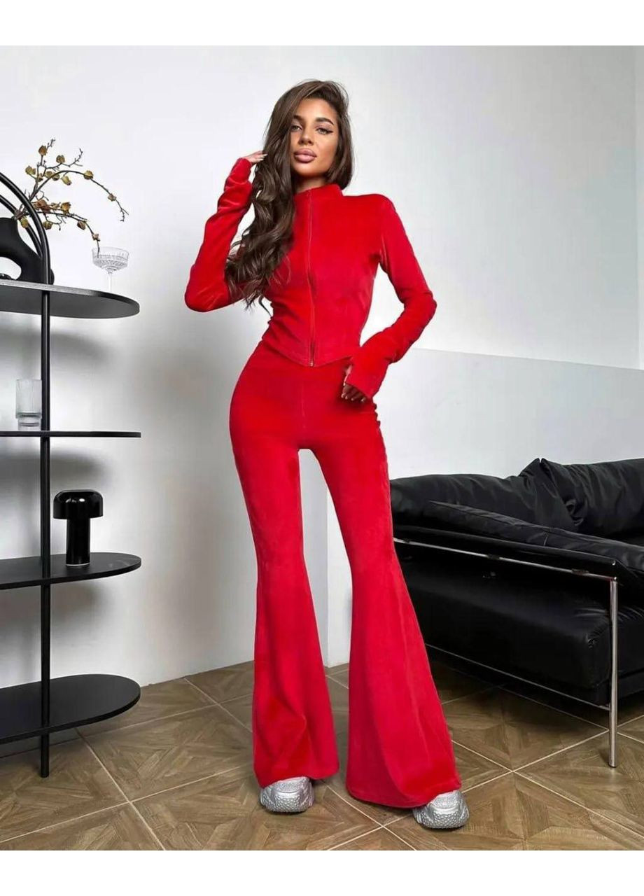 Костюм велюровый приталенный     popluzhnaya (360729390)