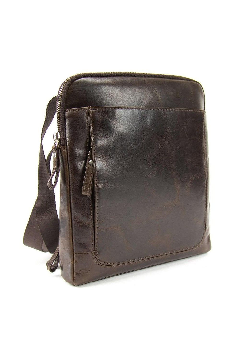 Кожаная мужская сумка через плече в гладкой коже S-TV-4144C Tavinchi (304265592)