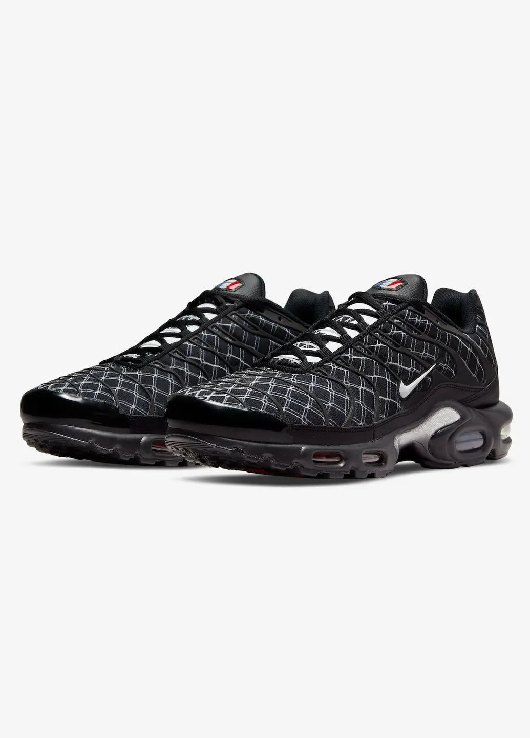 Чорні всесезонні кросівки air max plus tn france — dv3194-001 Nike