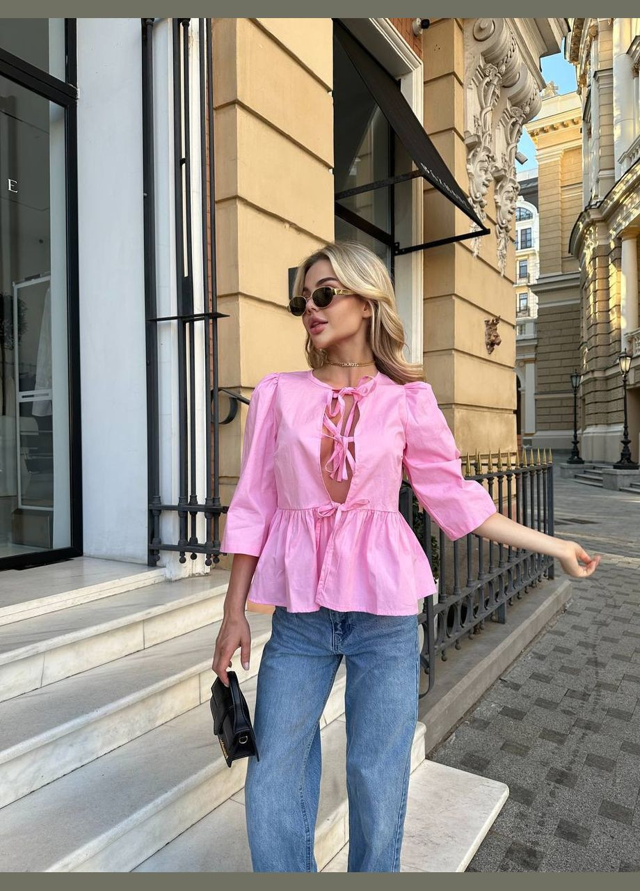 Рожева блузка жіноча Гермес
