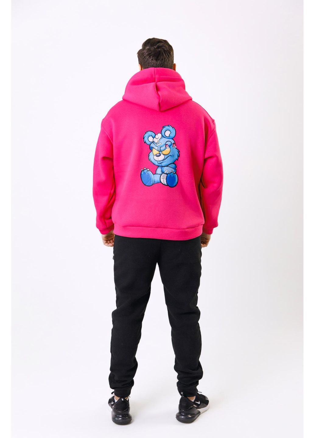 Худі унісекс Малиновий No Brand (360766629)