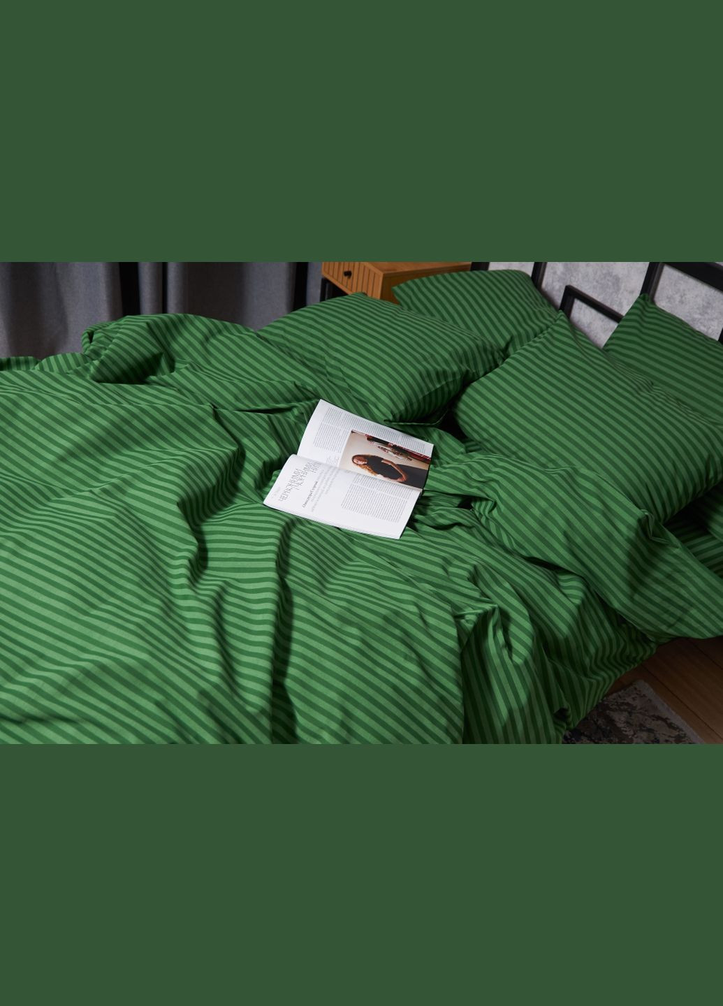 Комплект постельного белья Бязь Gold Люкс полуторный евро 160х220 наволочки 2х70х70 (MS-820003277) Moon&Star Juniper (288536123)