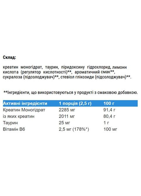 Creatine Monohydrate 500 g /200 servings/ Pink Lemonade Ironflex (323209467)