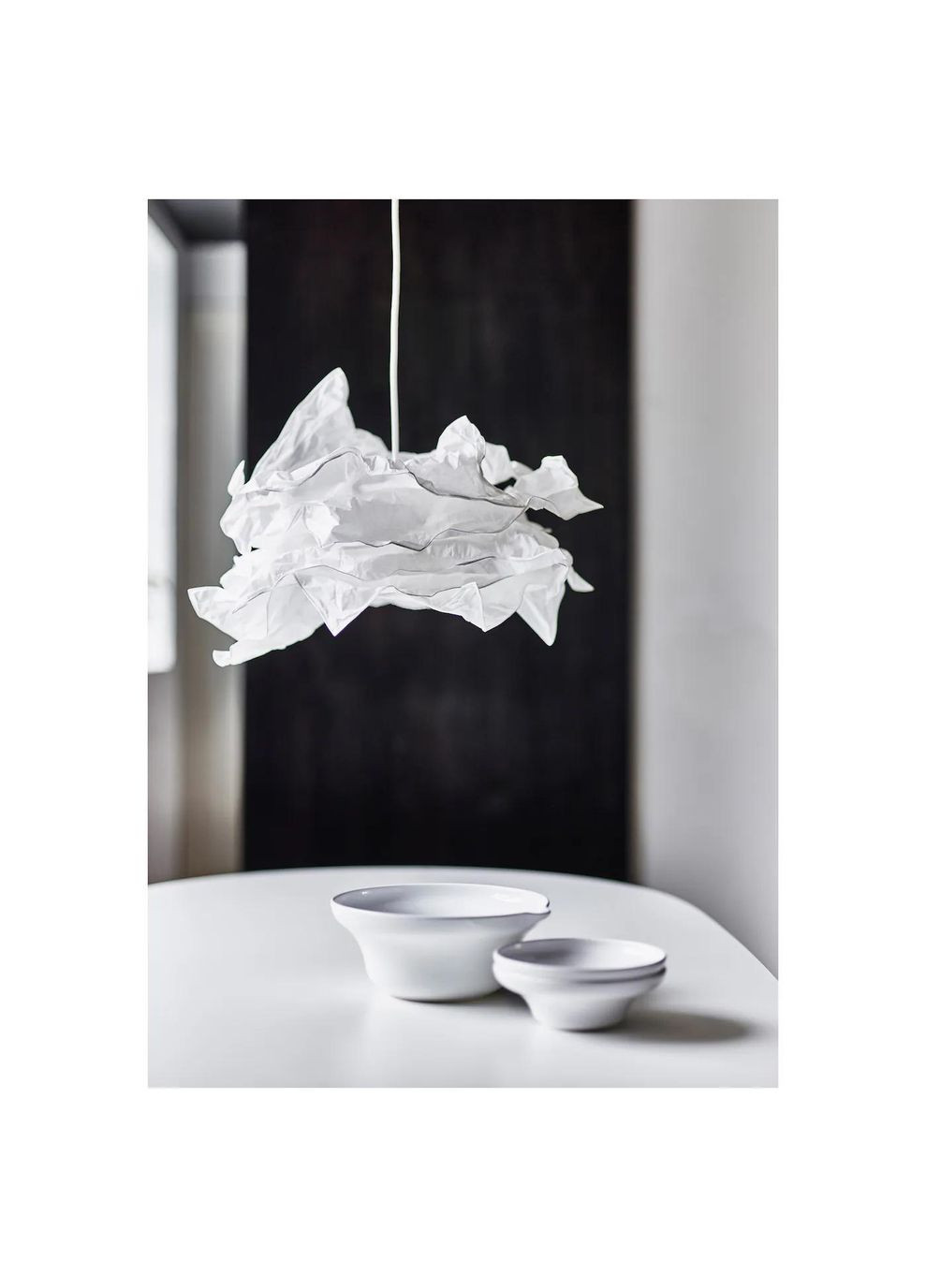 Підвісний абажур ІКЕА KRUSNING 43 см білий (00259914) IKEA (267900665)