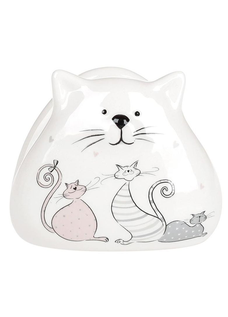 Салфетка керамическая "Дружная Семейка" 10х6.7х8.5см Bona (329896091)