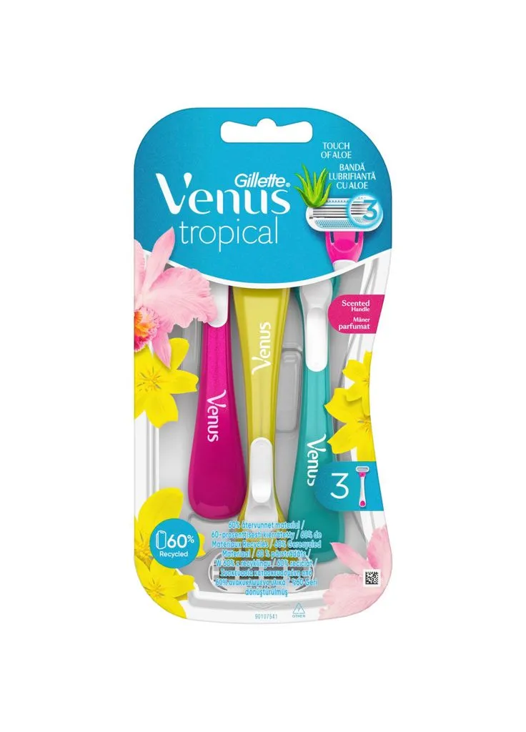 Бритва Venus Tropical 3 шт. (7702018426263) Gillette (390418894)