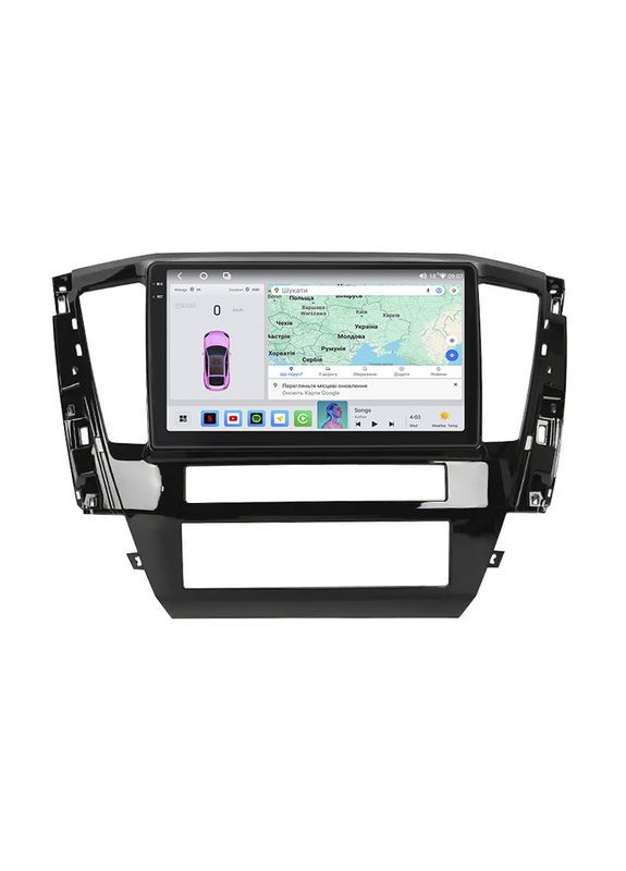 Штатная магнитола 10" для Mitsubishi Pajero Sport III Рестайлинг 2019-н.в. 4/64 QLED CarPlay Prime 5 шт. Lesko (336198706)