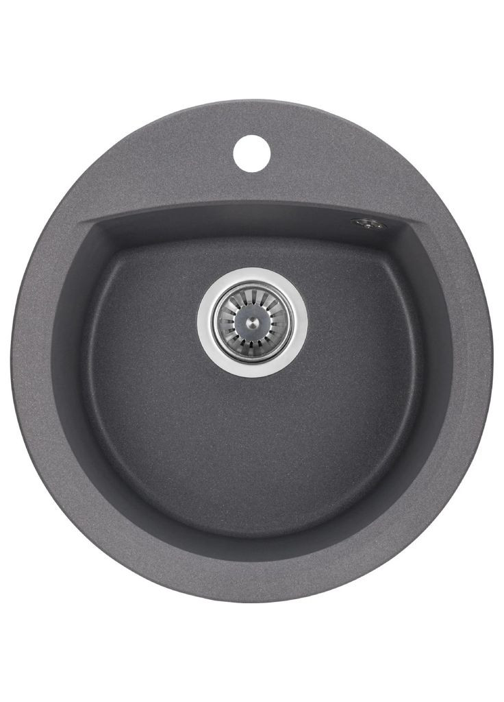 Мийка кухонна RONDA grafito з сифоном (m484487) GRANADO RONDA grafito з сифоном (470*490mm.) (372958291)