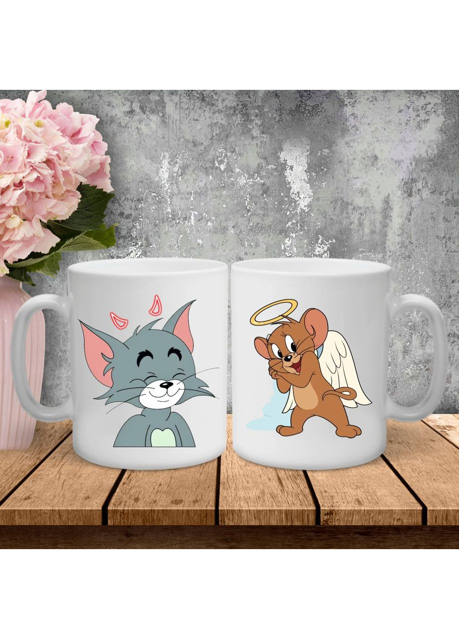 Парні чашки з принтом - Том і Джеррі Hand Made (361265223)