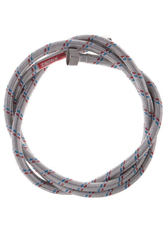 Гибкий шланг для подключения воды гайка 1/2'' - гайка 1/2'' (180 см) (ZX1557) Zerix (321184026)