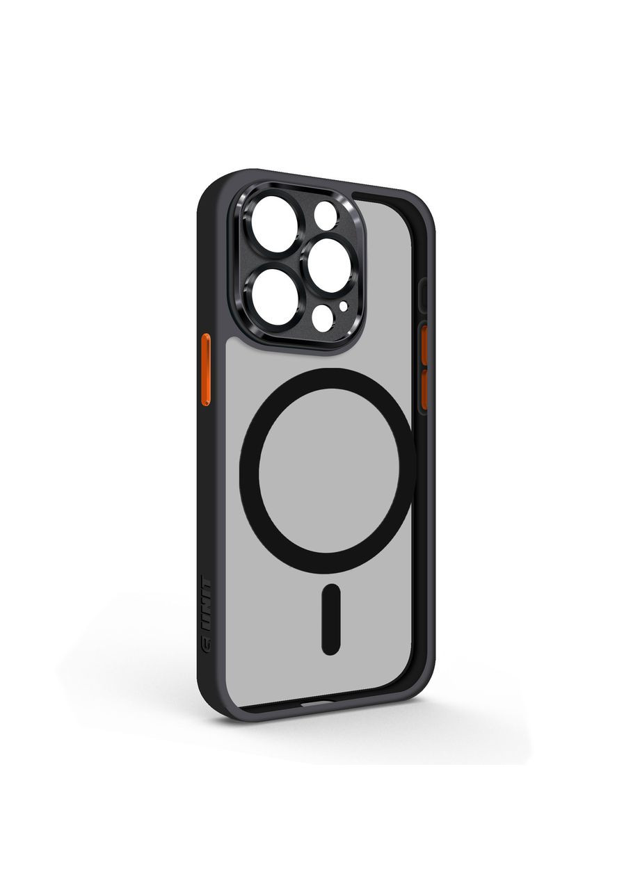 Чехол Unit MagSafe SE для Apple iPhone 15 Pro Black Orange (ARM75362) ArmorStandart (327885648)