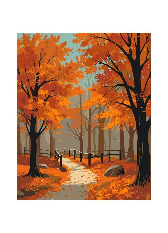 Картина по номерам "Осенний лес" 11055-AC 40х50 см Art Craft (308254291)