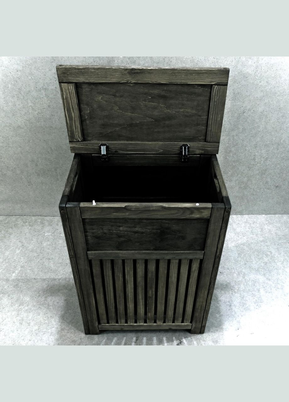 Корзина для белья из дерева Чонбури 80 мокко (КЗБ-800510) No Brand (328293663)