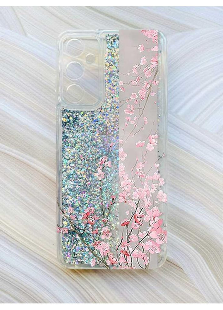 Чехол с плавающими блестками на Samsung Galaxy A34 5G (A346):: Сакура в цвету (принт 286) CASE CONTROL (360684492)