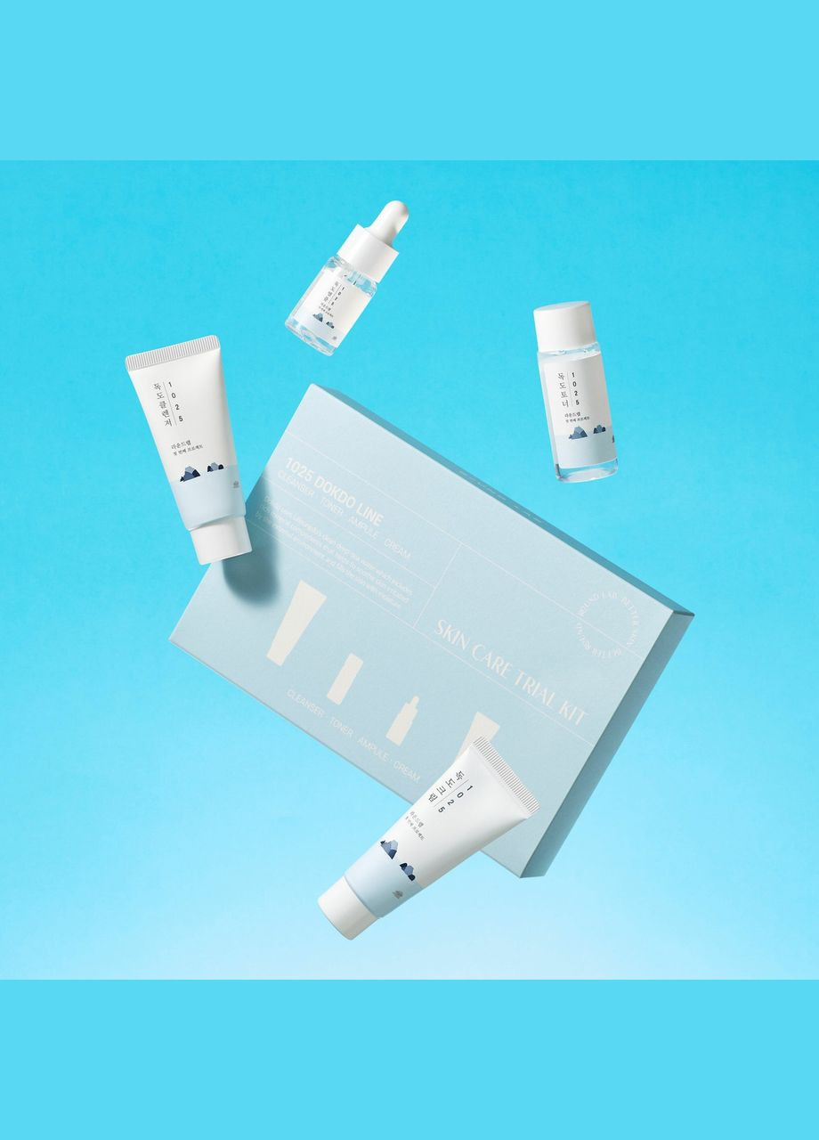 Набор миниверсий средств с морской водой 1025 Dokdo Trial Kit Round Lab (300076288)