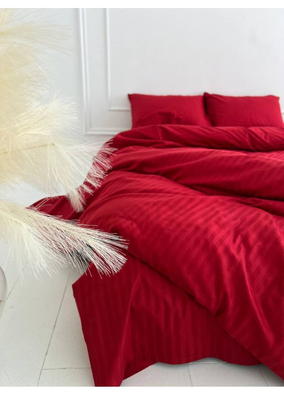 Комплект постельного белья полуторный No Brand страйп (370864747)