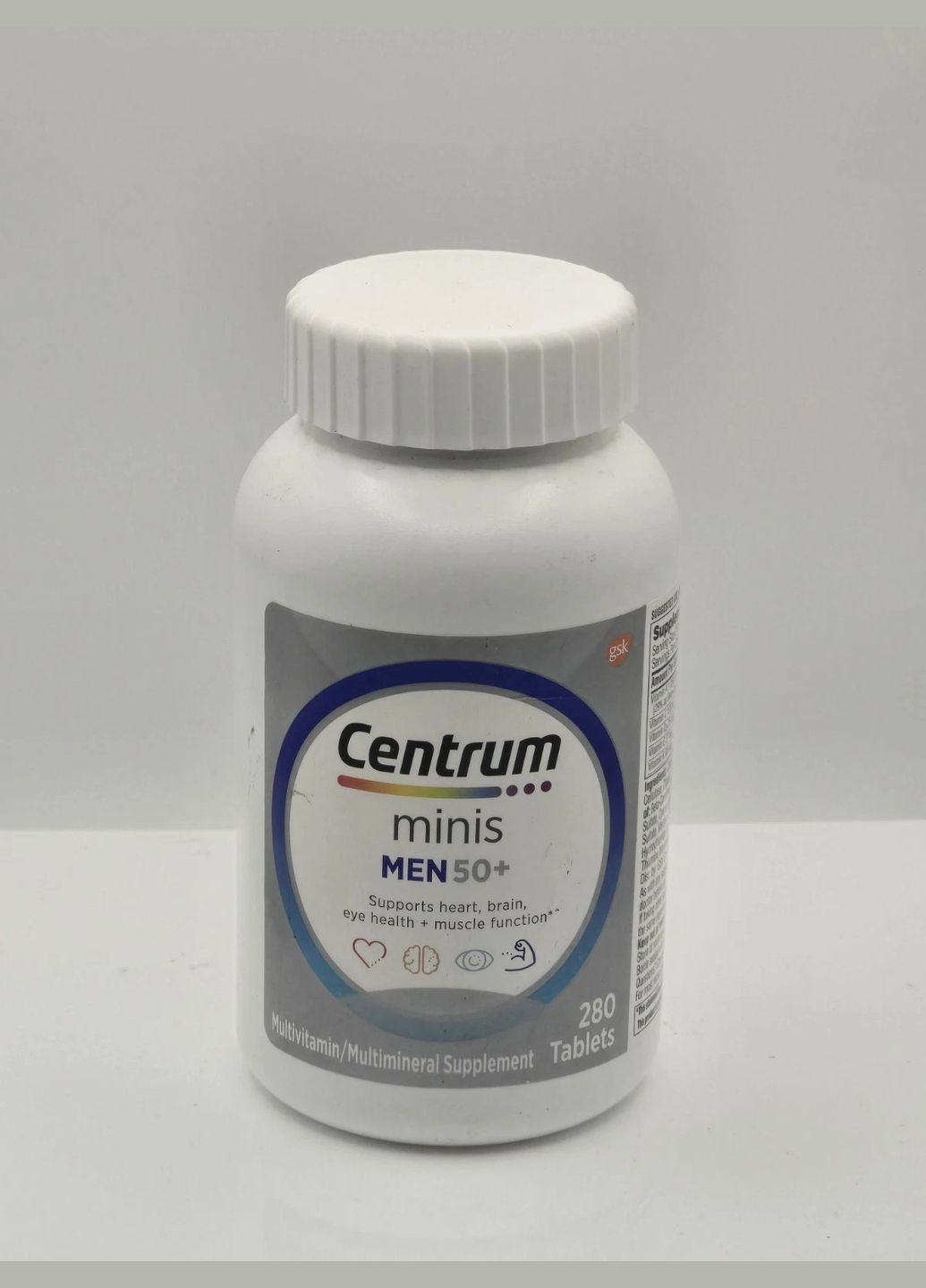 Комплекс мультивитаминов и минералов Minis Silver для мужчин после 50 лет. Мини размер 280 капсул. Centrum (332998540)