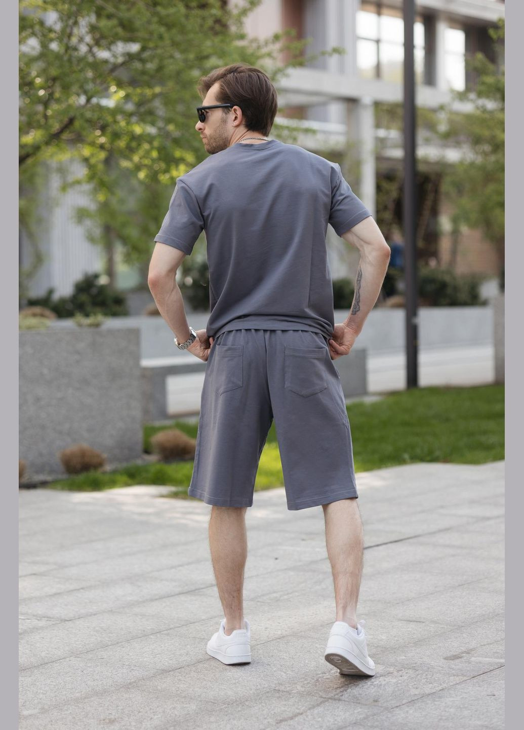 Темно-сірий базовий костюм🔥 Luna