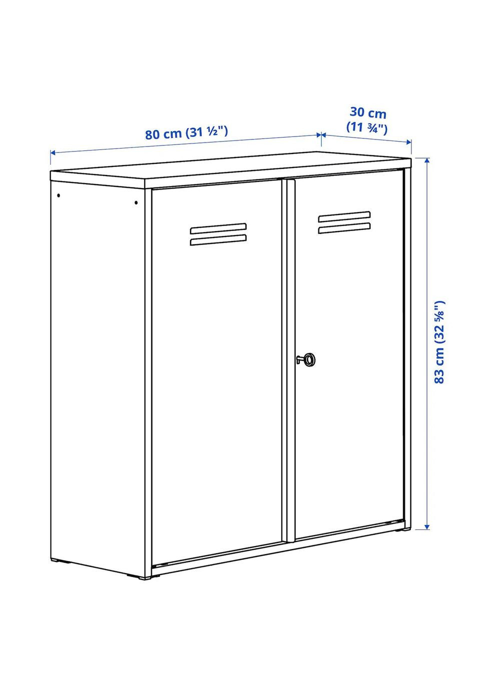 Шафа/двері ІКЕА IVAR 80х83 см (30381593) IKEA (278407043)