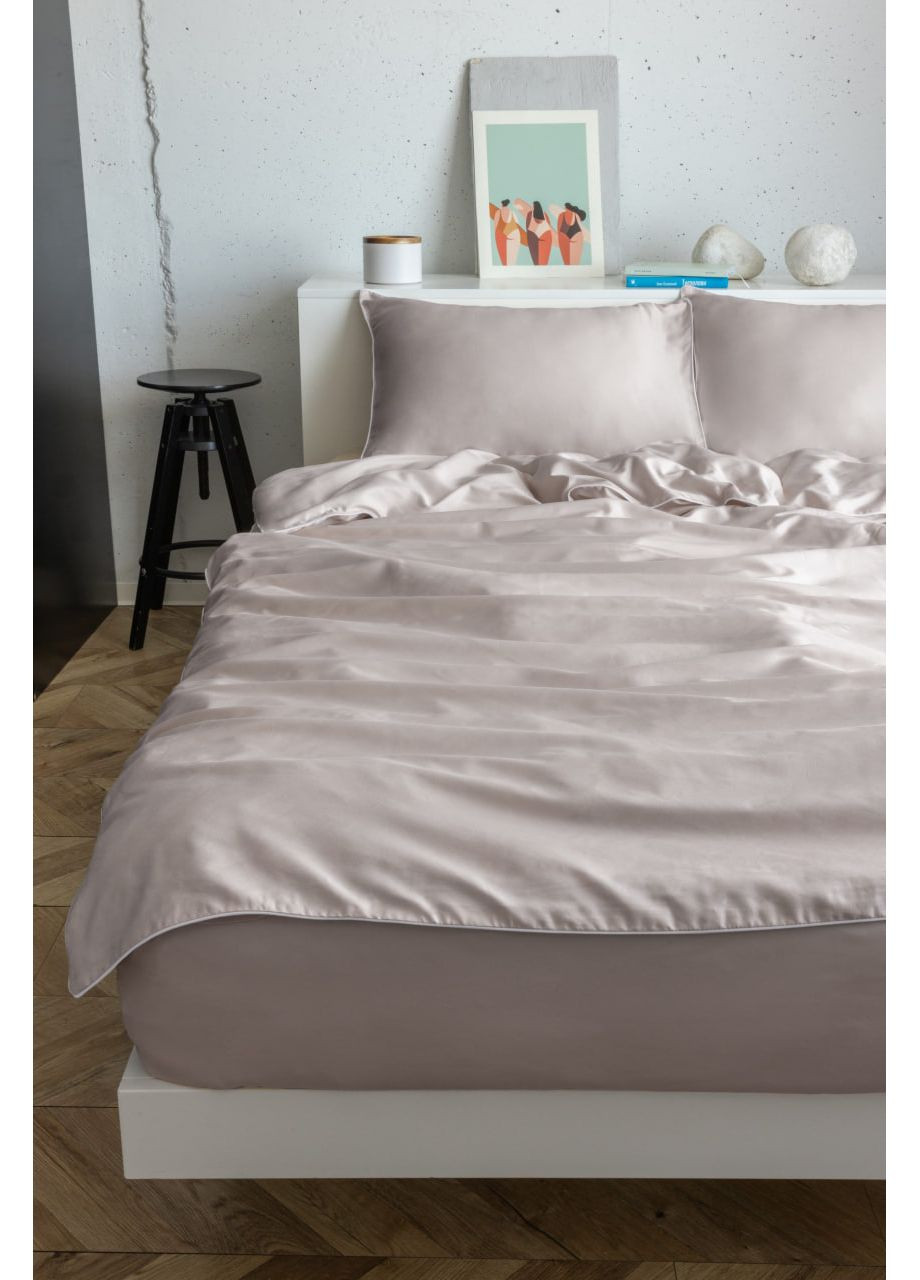 Комплект двуспального постельного белья на резинке с кантом HYGG (368830528)