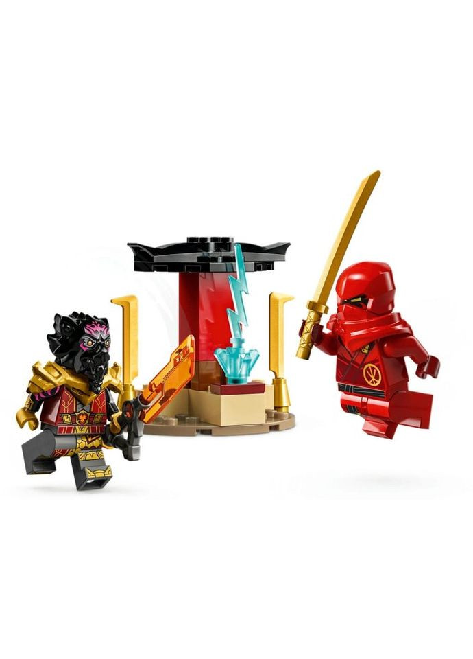 Конструктор Ninjago Автомобильная и байковая битва Кая и Раса 103 деталей (71789) Lego (281425459)