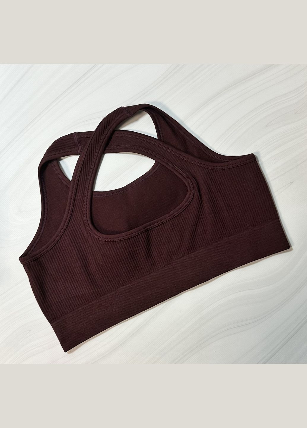 Спортивний костюм (комплект для фітнесу) у рубчик No Brand (322068894)