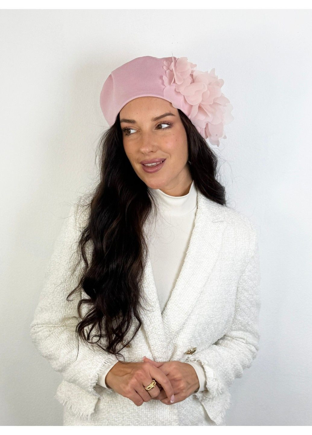 Французский берет с цветочками BANDANA QUEEN (364550799)