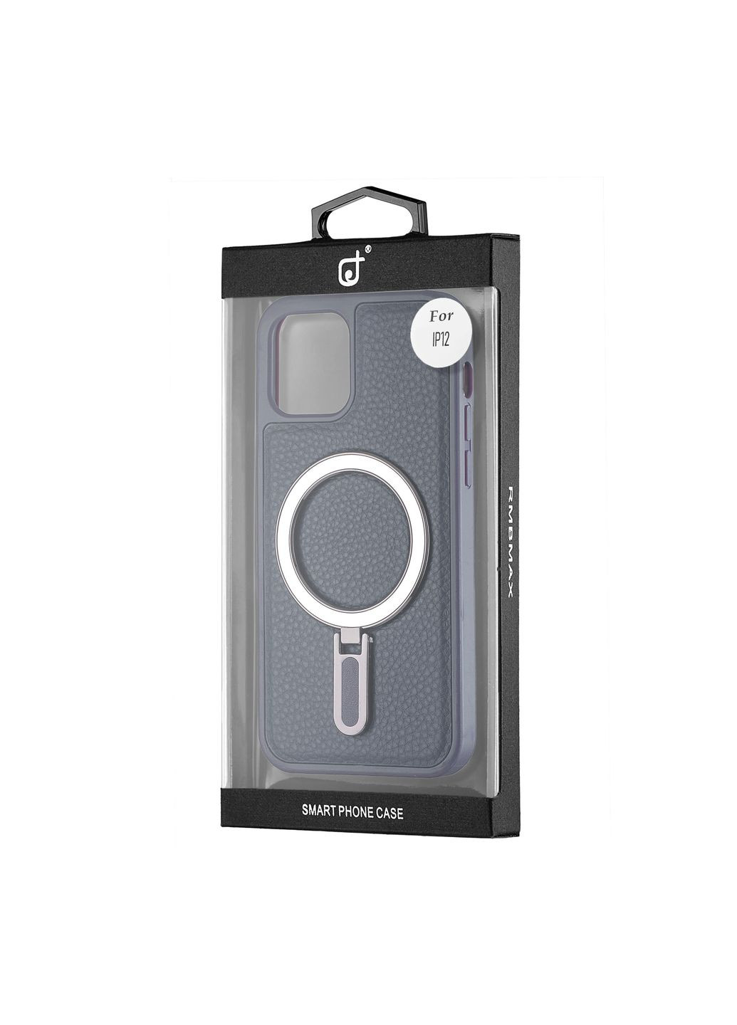 Чехол Jinduka Leather Ringo Blue Case iPhone 12 (297454653)