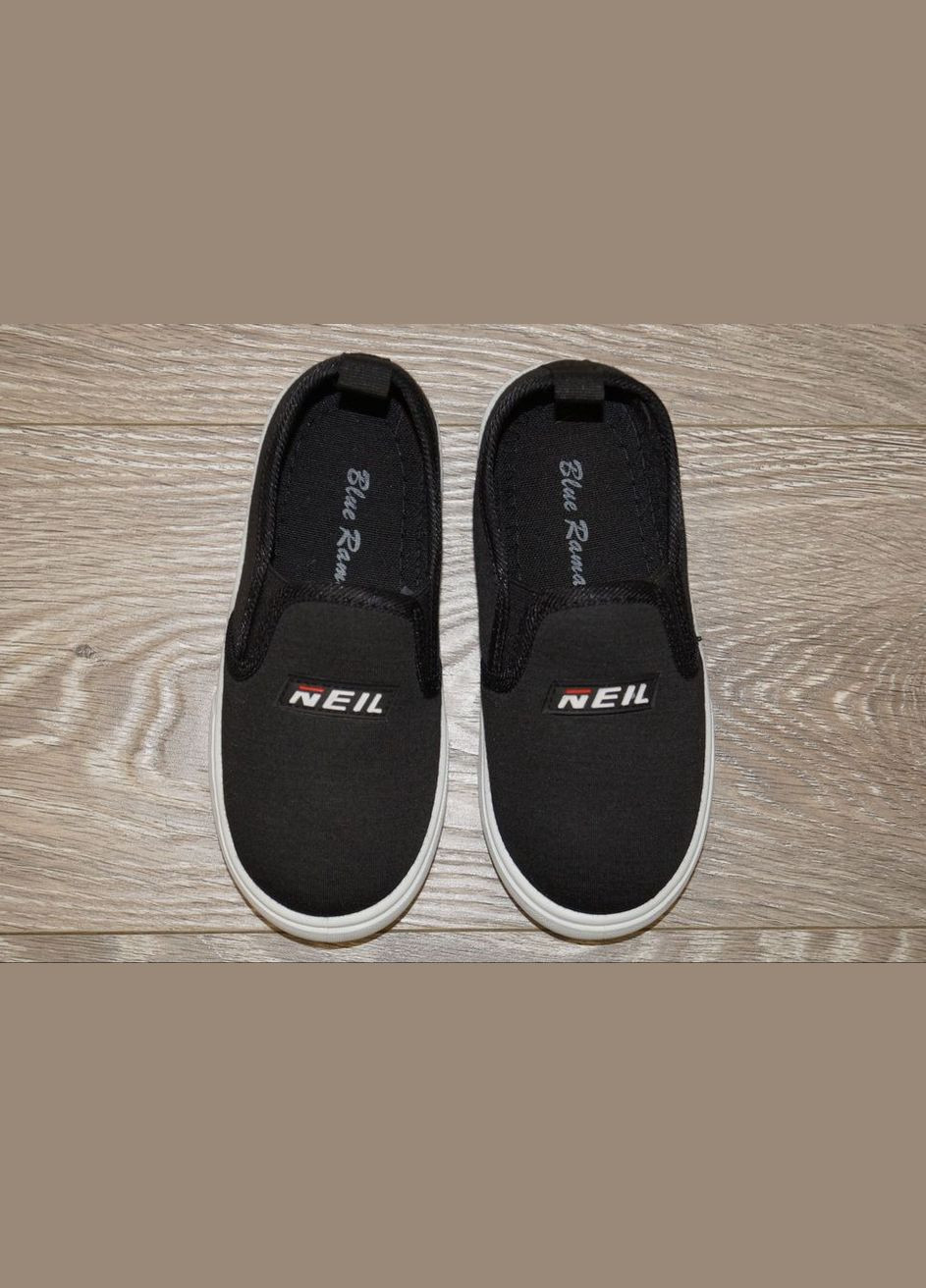 Сліпони текстильні для хлопчика чорні Blue Rama (326270448)