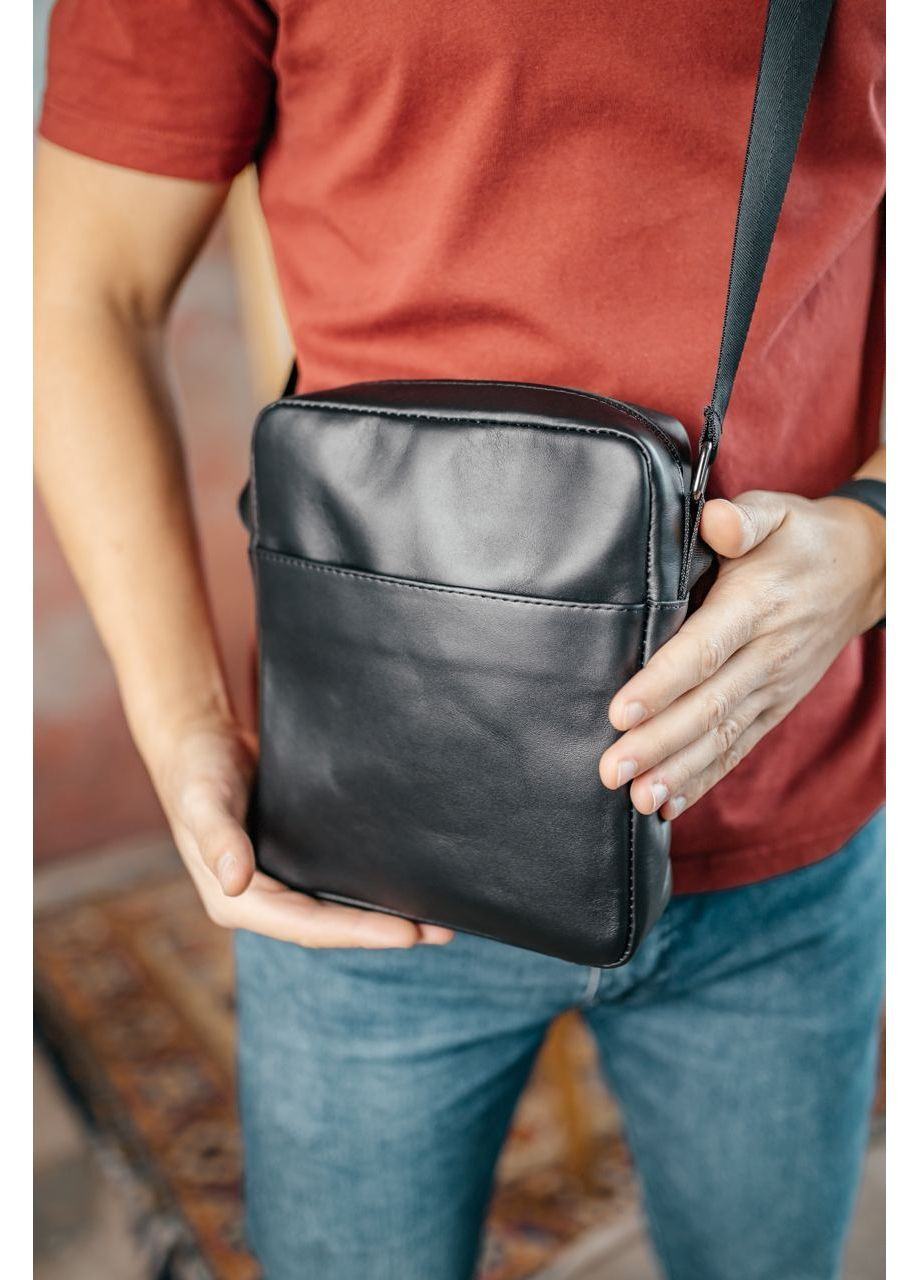 Стильная и компактная мужская сумка из натуральной кожи Vakko (368468341)